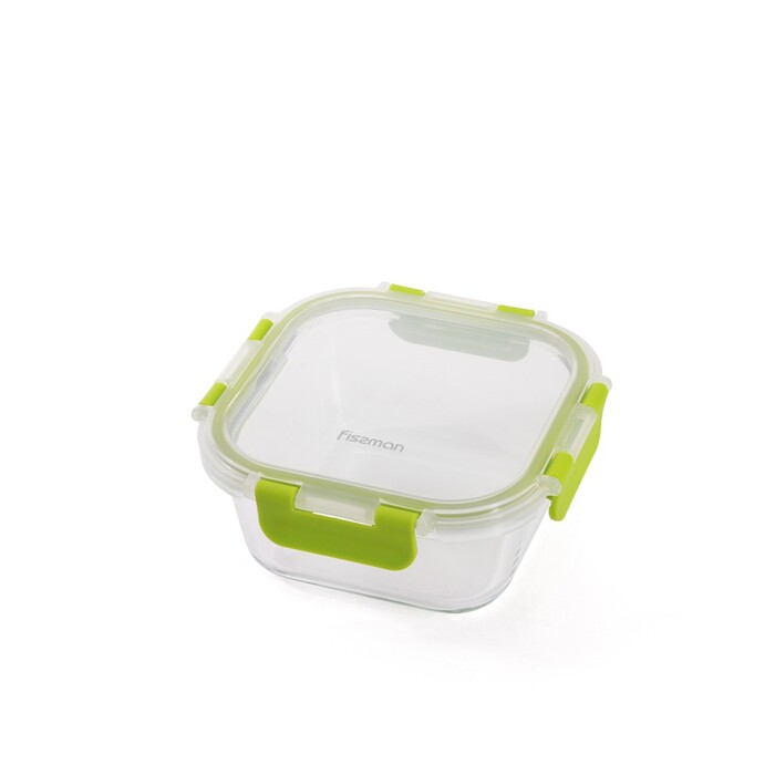 Контейнер з кришкою Fissman 13x13х5 см / 470 мл (6490)