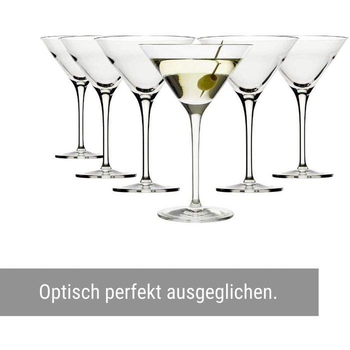 Коктейльні чаші 240 мл, набір з 6 келихів, Grandezza Stölzle Lausitz