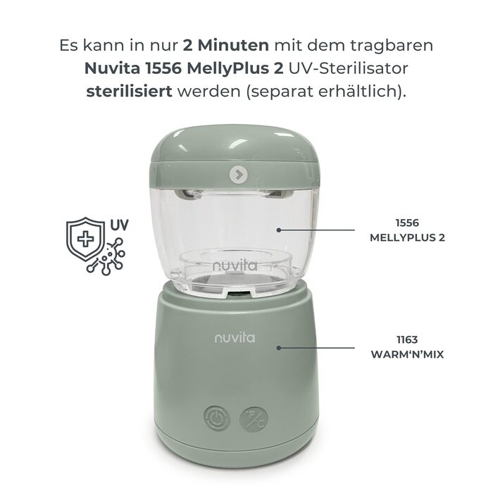 Портативний підігрівач дитячих пляшечок Nuvita