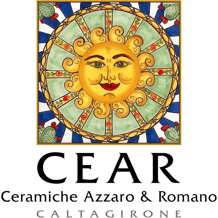 Квадратний тримач для серветок Ceramiche Azzaro & Romano Caltagirone