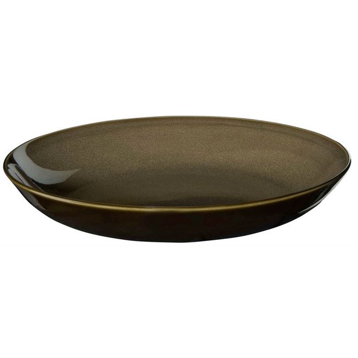 Тарілка гурман 24 см каштанова Kolibri ASA-Selection