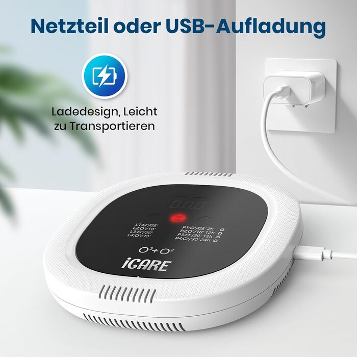 Беспроводной воздухоочиститель 10000 мАч ICARE