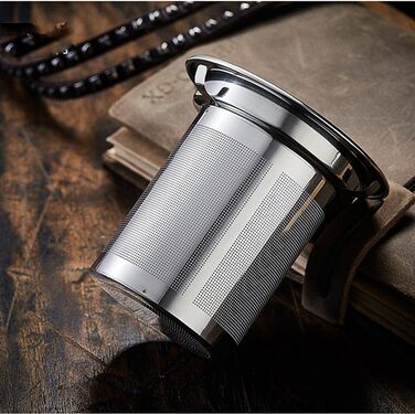 Скляний чайник з ситечком з нержавіючої сталі 900 мл TAMUME