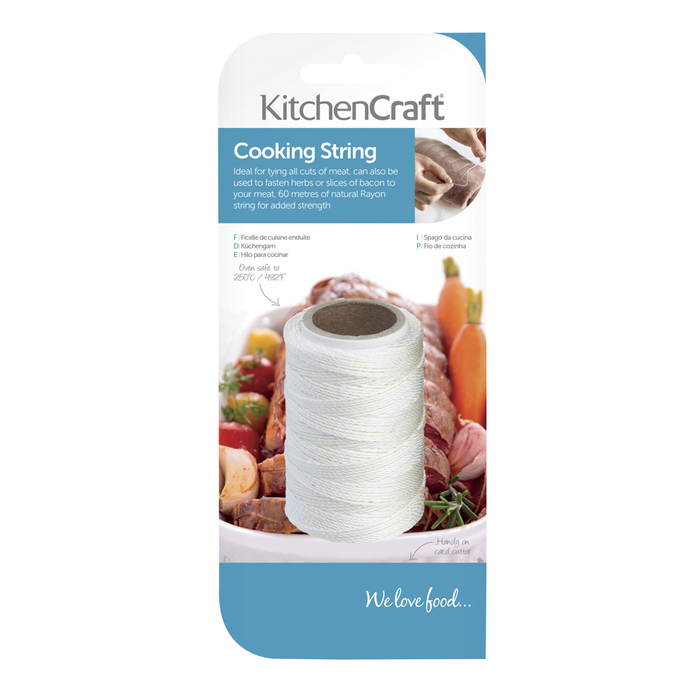 Нитка кухонна біла Kitchen Craft, моток 60 м