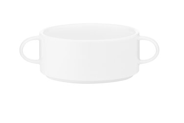 ARDESTO Бульонница Prato, 10.9см, 300мл, фарфор, белый