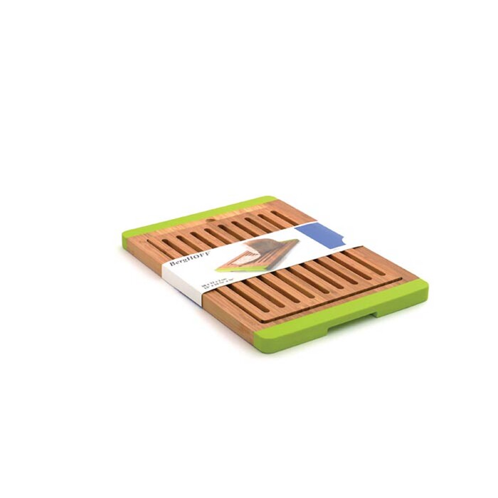 Дошка для хліба бамбукова з силіконовими ручками BergHOFF, 38 х 37 см