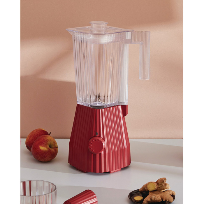 Блендер 1,5 л Червоний Plissé Alessi