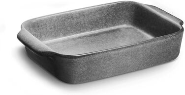 Керамическая форма для запекания Misty Cliff 36 x 26 см, керамогранитная форма для лазаньи, пирога с заварным кремом или тирамису (набор из 2 форм для запекания)