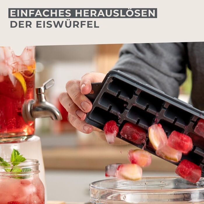 Форма для льоду з герметичною кришкою FACKELMANN