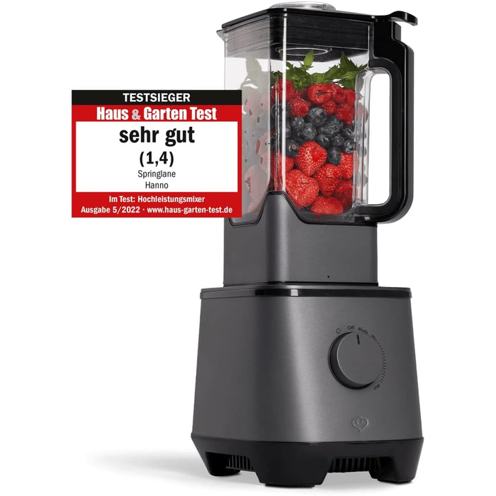 Высокопроизводительный блендер 2000 Вт 32000 об/мин с функцией самоочистки Springlane Kitchen