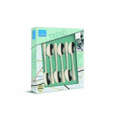 Набір ложок для кави Amefa AUSTIN CHAMPAGNE, 6 пр.