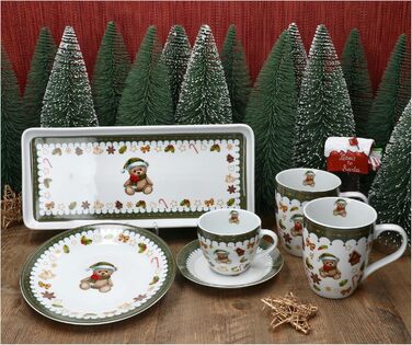 Набір із 6 кавових чашок 480 мл. порцеляна MamboCat Friend