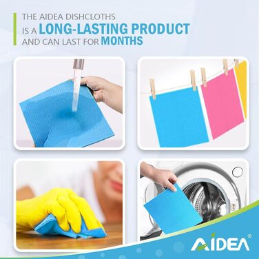 Серветки для прибирання кухні 10 шт 17,8 х 15,2 см AIDEA