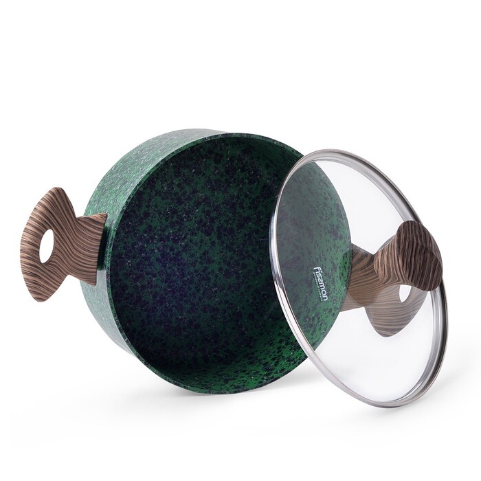 Каструля зі скляною кришкою 20 см 2,7 л MALACHITE Fissman