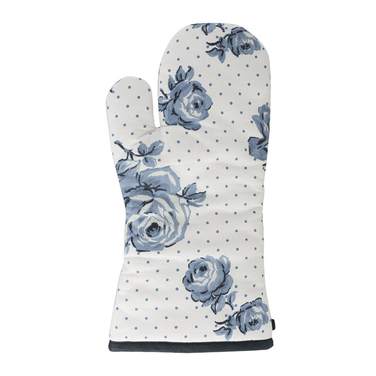 Рукавичка кухонна бавовна, 37 х 19 см Vintage Indigo White Floral CreativeTops