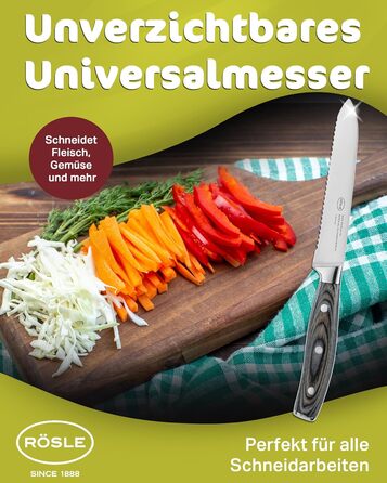 Ніж універсальний 13 см Wolfgrey Rosle