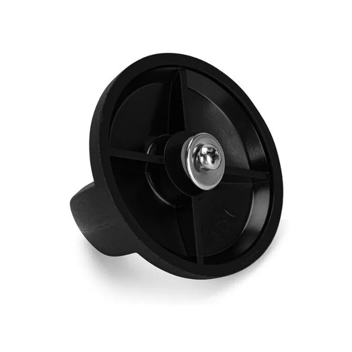 Крышка Fissman 24 см со стальным ободком, цвет ЧЕРНОЕ стекло (19892)