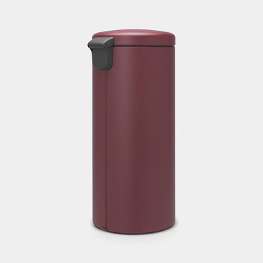 Сміттєвий бак з педаллю 30 л безшумний мінерально-бордовий NewIcon Brabantia