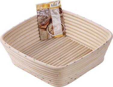 Форма для вистоювання тіста квадратна, 23 х 23 х 8,5 см, біла, RBV Birkmann