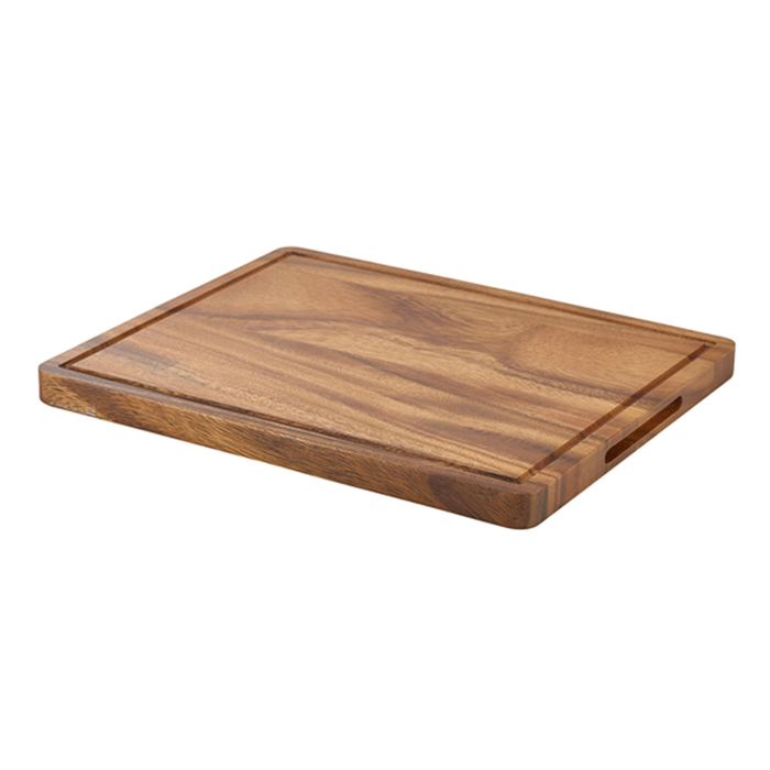 Дошка прямокутна для подачі 28*20*2 см, акація, GenWare