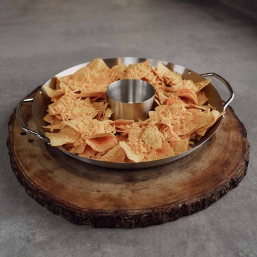 Стойка для курцы с перфорированным поддоном, нержавеющая сталь, 30 см Santos