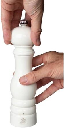 Соляний млин Paris u'Select 22 см - ParisRama - 6 попередньо встановлених помелів - Виготовлений з деревини, сертифікованої PEFC - Французькі ноу-хау - Лакований слоновою кісткою