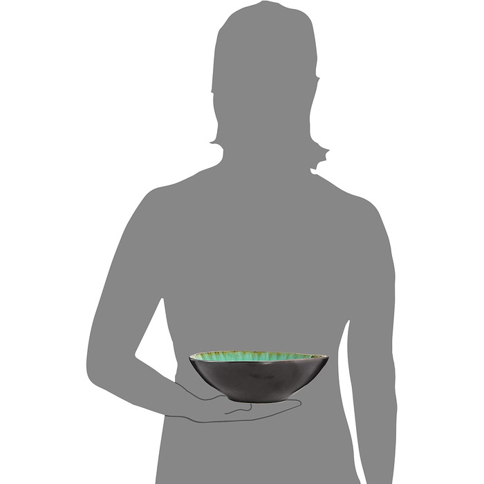 Співачка Набір мисок для макаронних виробів Palm Beach, 4 шт. и, миска для миски, унікальний дизайн, розширюється 1200 мл (салатник )