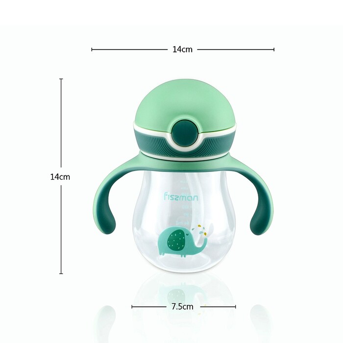 Бутылка для воды Fissman 60 мл с трубочкой (6906)