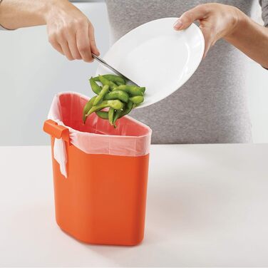 Контейнер для сміття подвійний 40 л білий Totem Compact Joseph Joseph