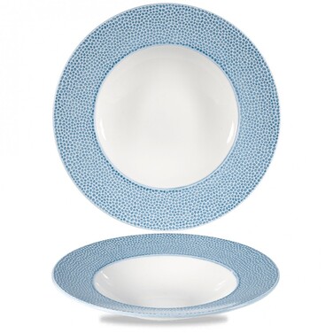 Набір з 12 глибоких тарілок 28 см Isla Ocean Blue OCISIWBL1 Churchill