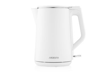 ARDESTO Електрочайник EKL-X50/1.5 л/2200 Вт/подвійні стінки/Strix контроль/білий