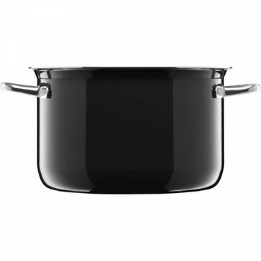 Каструля висока 24 см, чорна Compact Silit