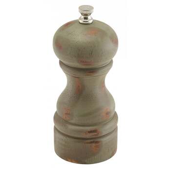 Мельница для соли и перца, 13 см, деревянная античная, GenWare