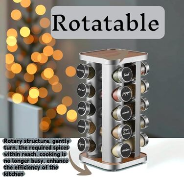 Стійка для спецій на 20 баночек Moreau