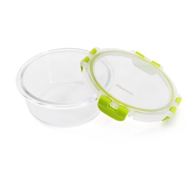 Контейнер з кришкою Fissman 13x5 см / 380 мл (6497)