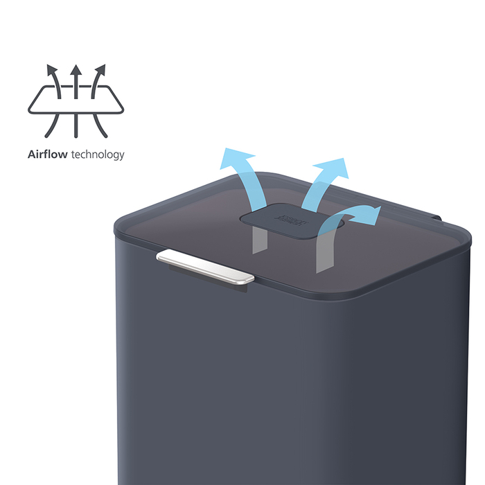 Контейнер для сміття з двома баками 60 л графіт Totem Compact Joseph Joseph