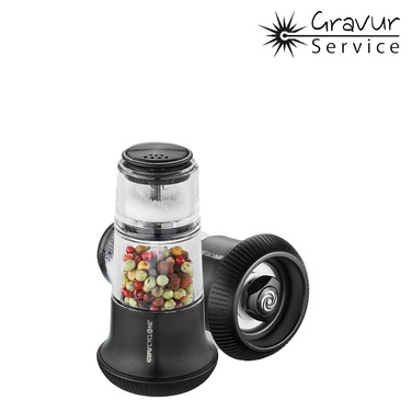 Млин для перцю з солонкою, чорний X-Plosion Gefu