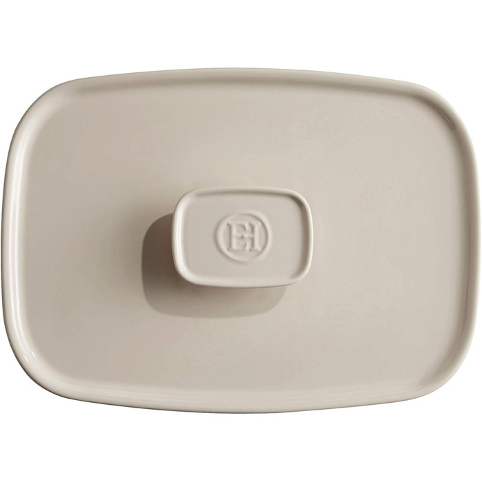 Кришка від форми для запікання прямокутна 30,5 x 22,5 x 3, бежева Emile Henry