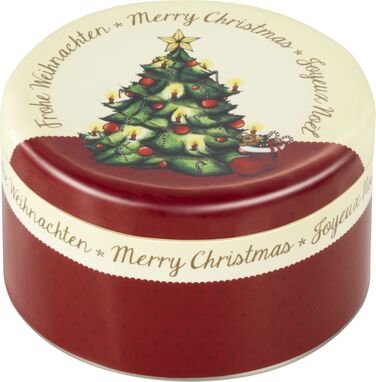 Банку для печива різдвяна, 4 предмета, білий / червоний / зелений, RBV Birkmann