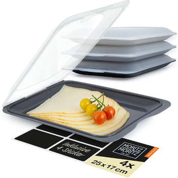 Набір з 4 контейнерів для нарізок Moritz & Moritz