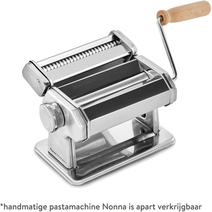 Інструкція SPRINGLANE Nonna, нержавіюча сталь, виробник макаронних виробів включно з брошурою з рецептами, сушарка для макаронних виробів і 3 насадки для нарізки спагетті, лазаньї, тальятелле - (насадка для лінгвіні, аксесуари)