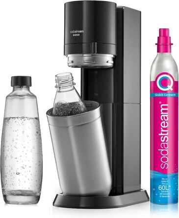 Набір для газування води, 4 предмети, чорний E-Duo SodaStream