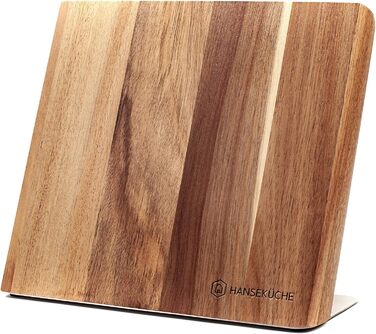 Магнітний тримач для ножів коричневий 22,5 см Hanseküche