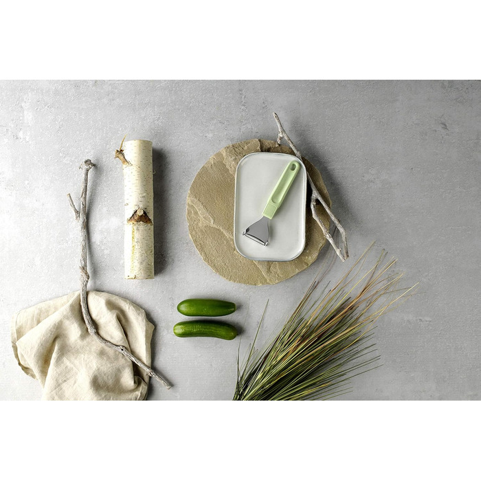 Набор из 2 овочечисток, зеленые Ecolution Fackelmann