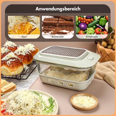 Терка для сиру з контейнером і кришкою COOK A FUTURE