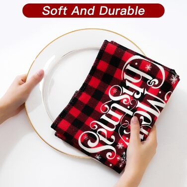 Набір з 4 різдвяних кухонних рушників 45 x 65 см, набір N Ohok