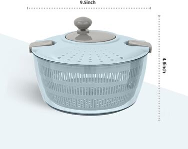 Спиннер для салата с контейнером для хранения, 24 см YeRan