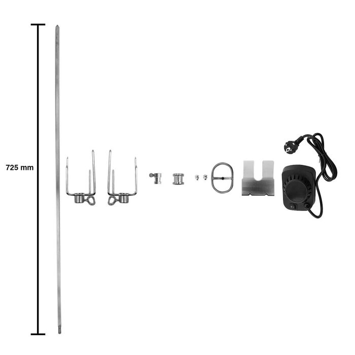 Вертел для гриля 72,5 х 10 х 10 см SANTOS