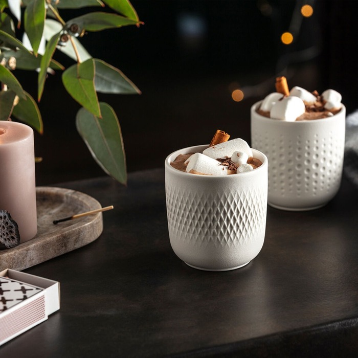 Набір з 2 кружок 0,29 л White Manufacture Collier Villeroy & Boch