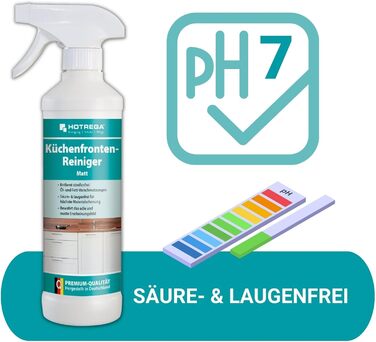 Засіб для чищення матових кухонних поверхонь 500 мл з серветкою з мікрофібри HOTREGA